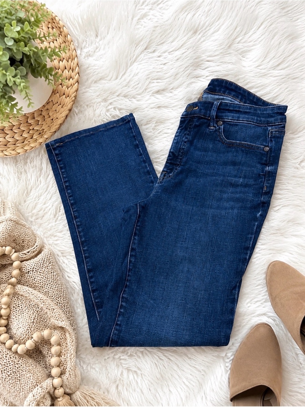 High Rise Barely Boot Jeans